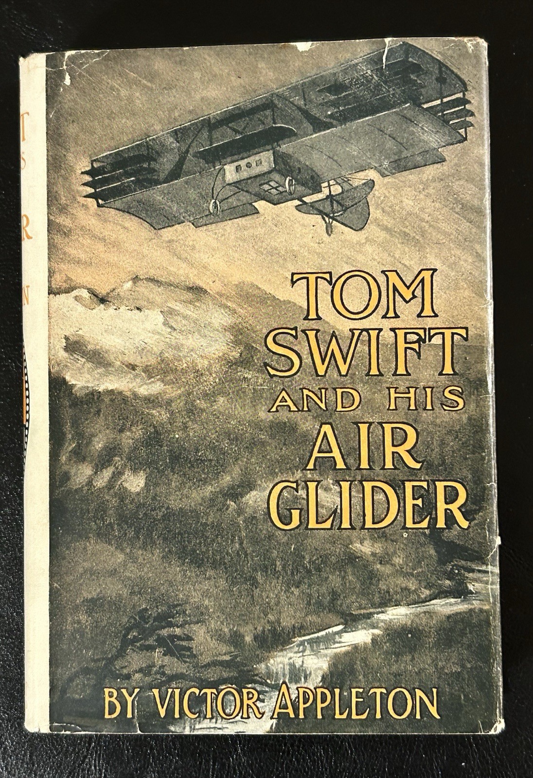 TOM SWIFT and his AIR GLIDER, Rare Duo-Tone Dust Jacket, Victor Appleton