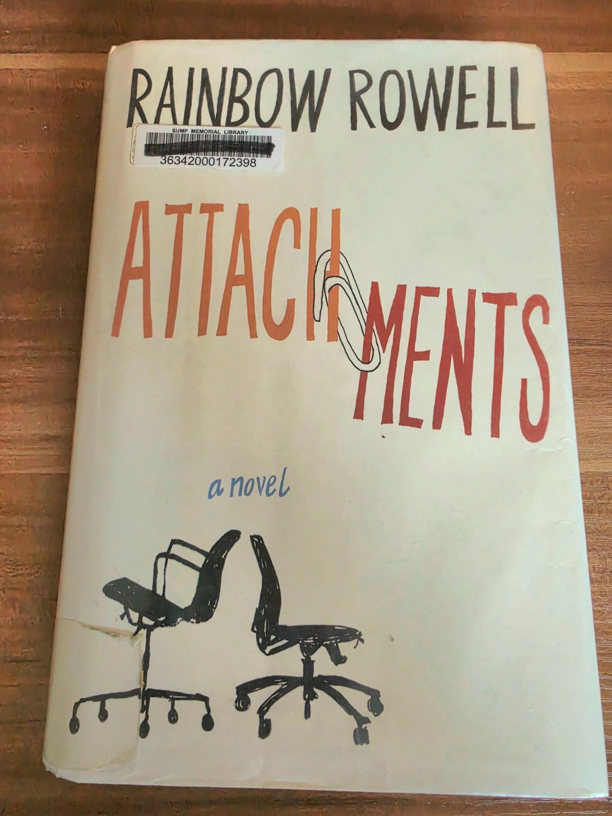 Attachments by Rainbow Rowell Vintage Contemporary Romance Fiction HCDJ Book
