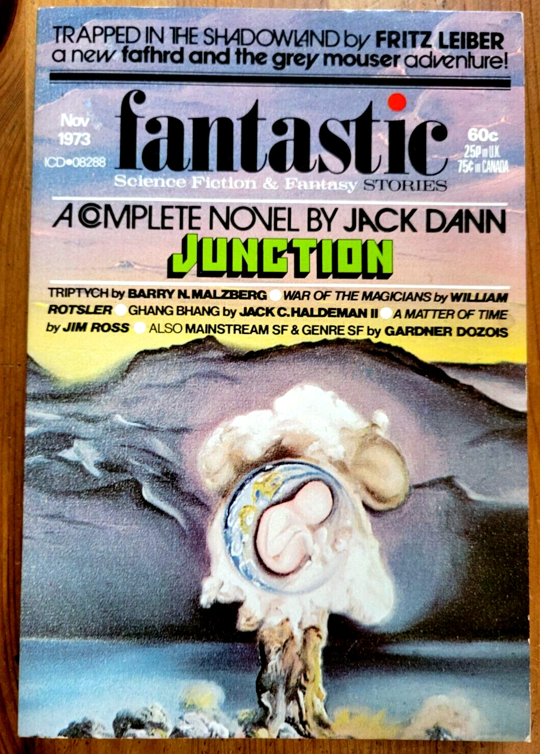 Fantastic Stories Nov 1973; Fritz Leiber- Fafhrd & The Grey Mouser