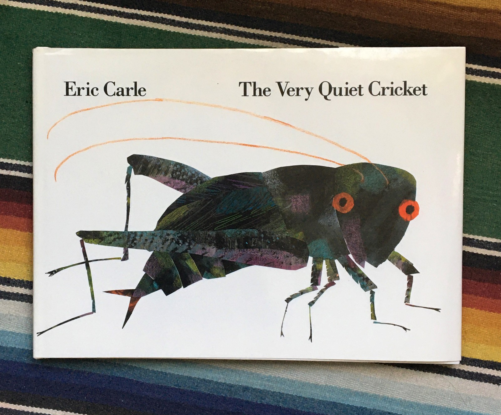 Eric Carle Signed (Inscribed with a Drawing) The Very Quiet Cricket