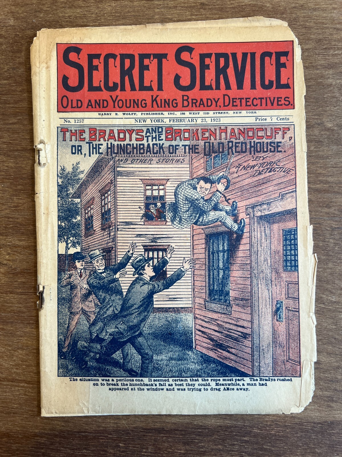 Frank Tousey’s Secret Service 1257 Old King Brady 1923 Dime Novel