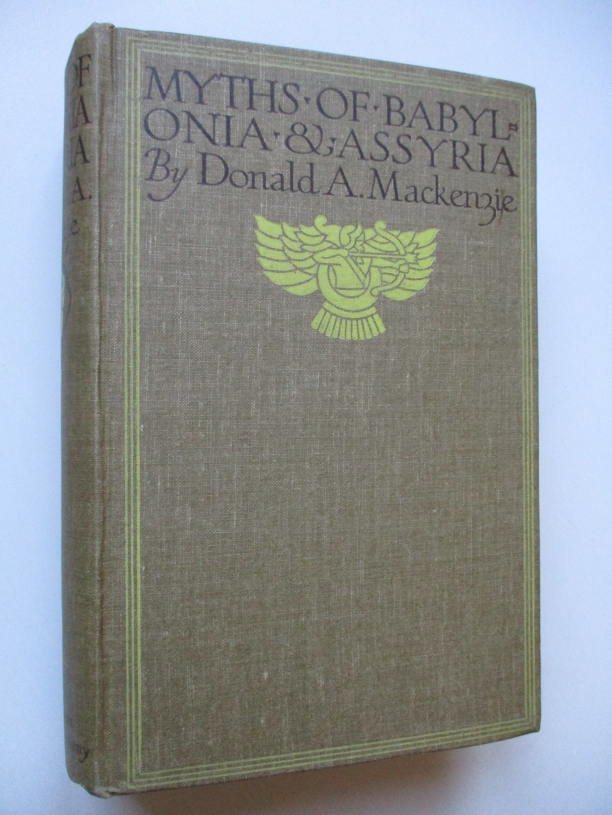 C1920? MYTHS OF BABYLONIA & ASSYRIA Donald Mackenzie GHOSTS Demons FAIRIES..&c