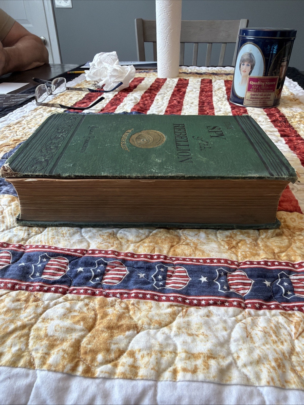Rare Signed By The Author, 1883, The Spy Of The Rebellion By Alan Pinkerton