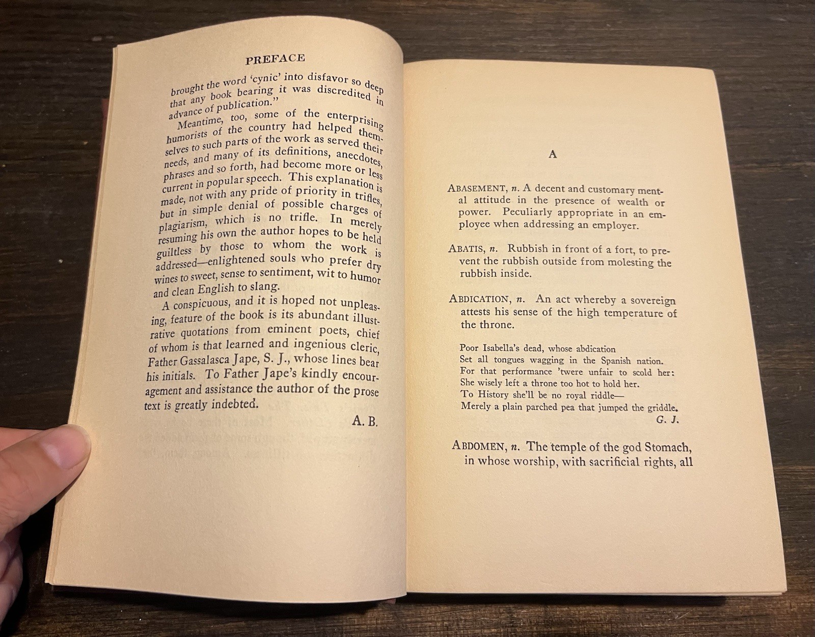 1935 Edition THE DEVIL’S DICTIONARY by AMBROSE BIERCE BONI LIVERIGHT SATANIC