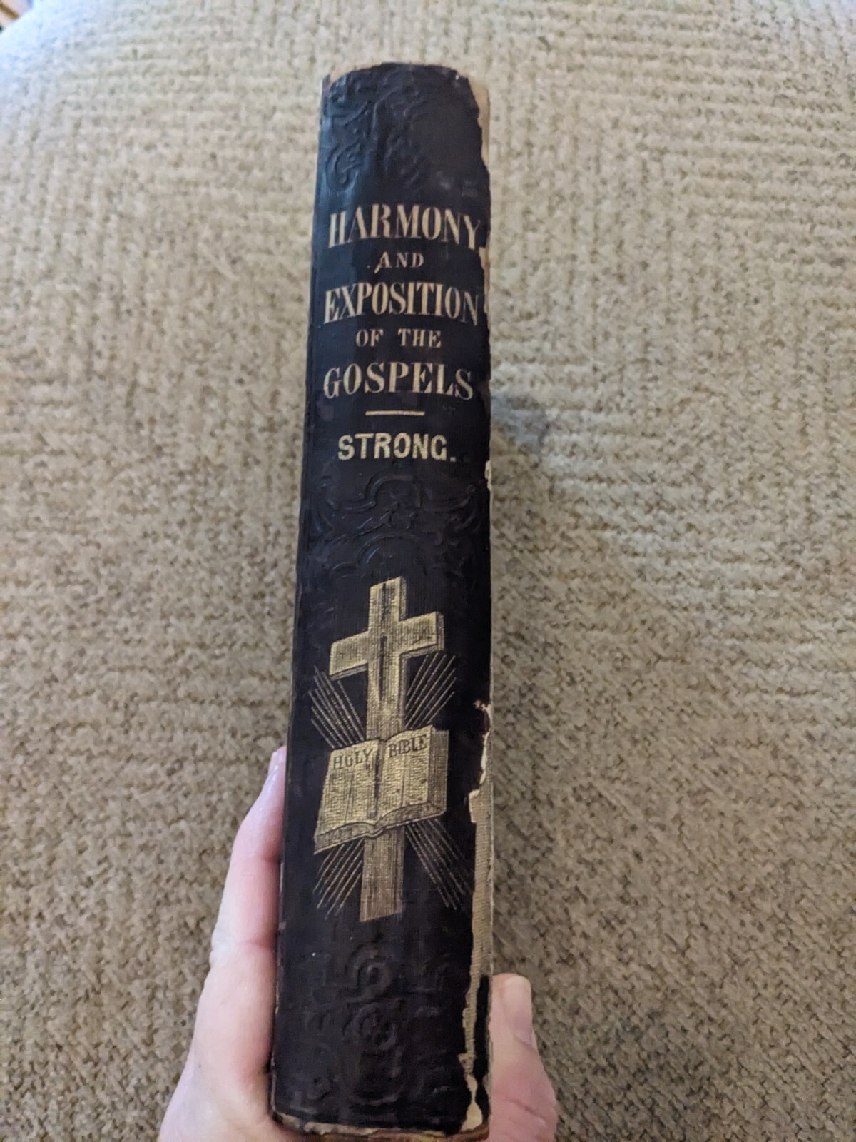 A New Harmony and Exposition of The Gospels 1852 Illustrated HC James Strong