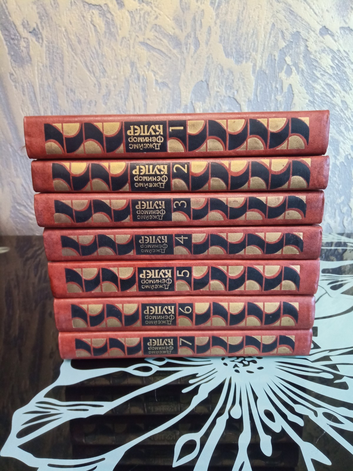 James Fenimore Cooper, a collection of works in 7 volumes in Russian, USSR 1982