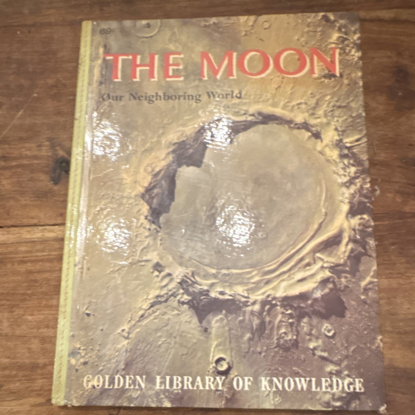 Golden Press The Moon Illustrated Hardcover Otto Binder George Solonevich 1961