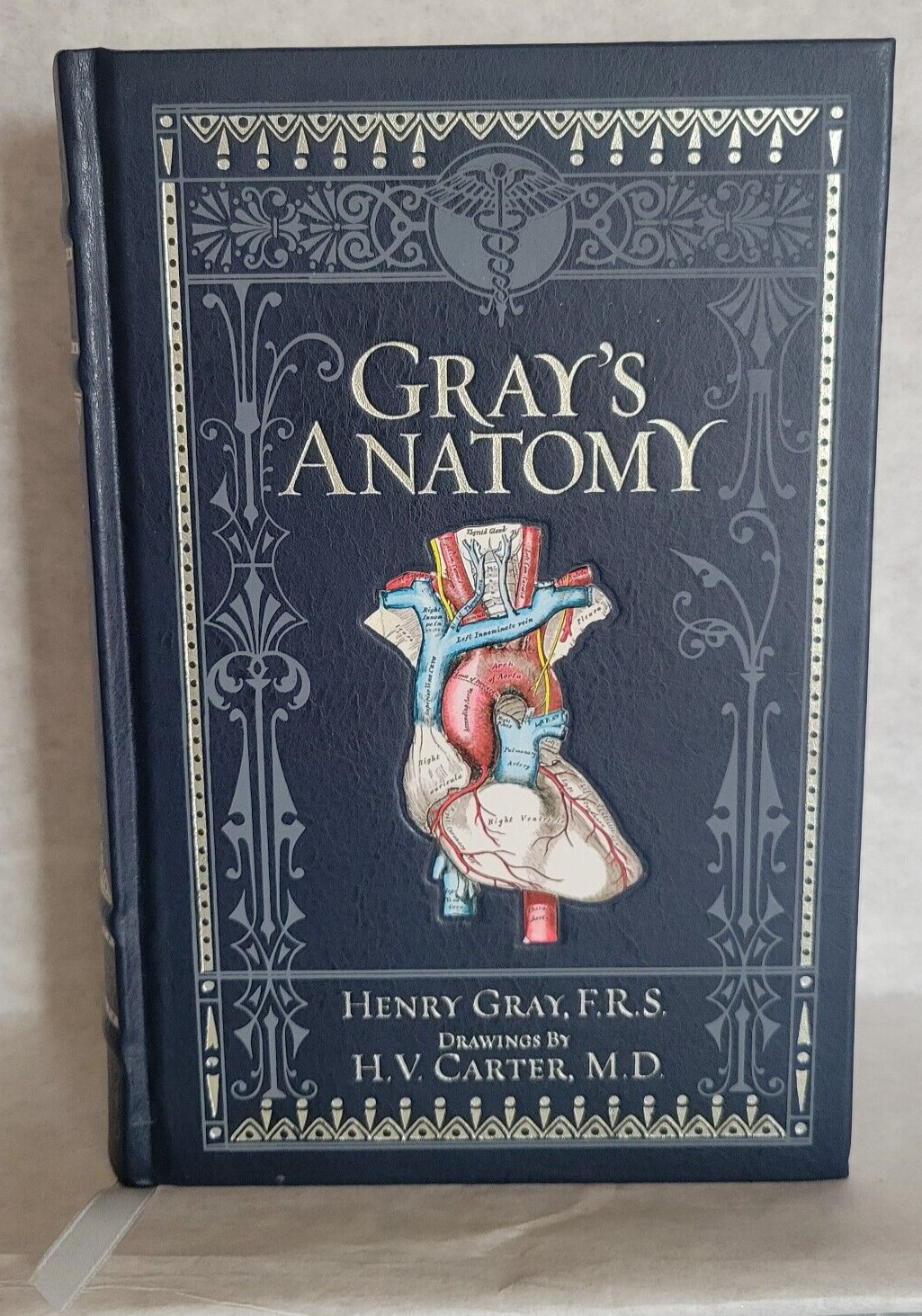 Gray’s Anatomy Collectible Leather Bound Henry Gray, F.R.S. Hardcover Like New