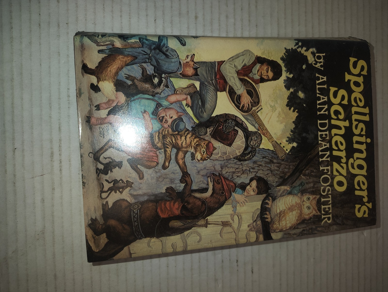 1986 Spellsinger’s Scherzo by Alan Dean Foster Vintage HCDJ Book Club Edition