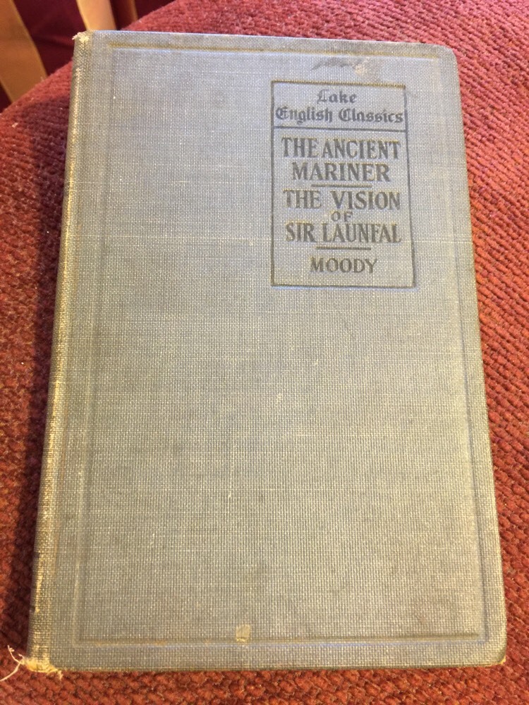 Lake English Classics The Ancient Mariner The Vision Of Sir Launfal 1909