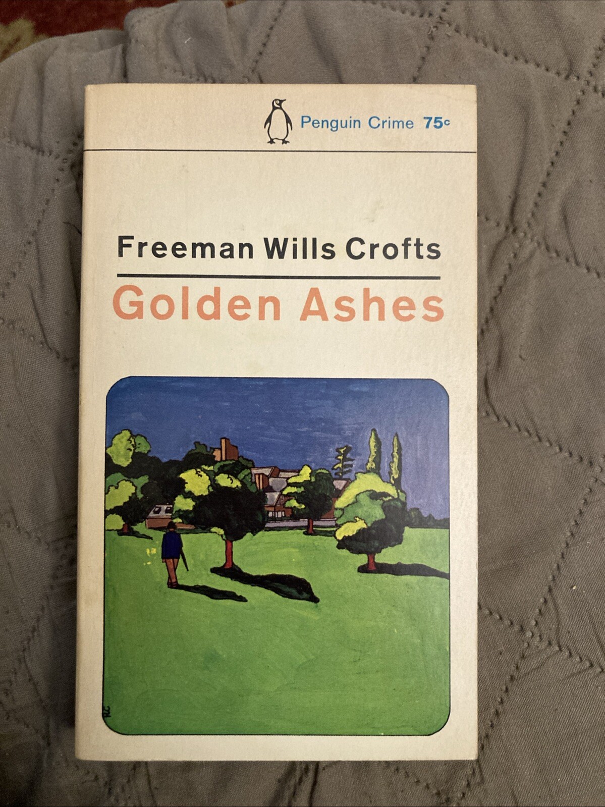 Crime Vintage Pb, Golden Ashes by Crofts, Penguin Book reprint 1396, 1965, SVG