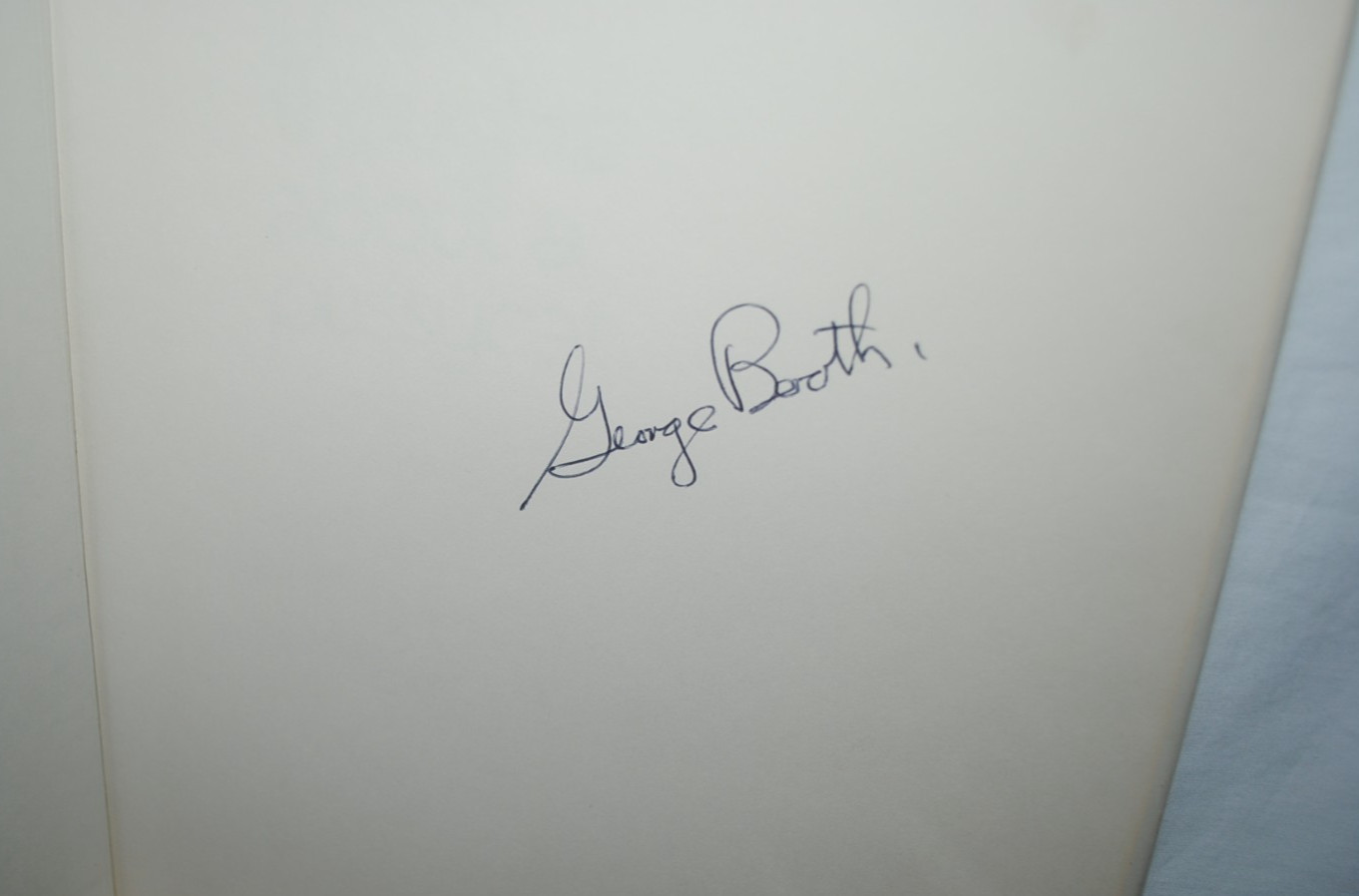 George Booth, THINK GOOD THOUGHTS ABOUT A PUSSYCAT, hb, dj, SIGNED, New Yorker