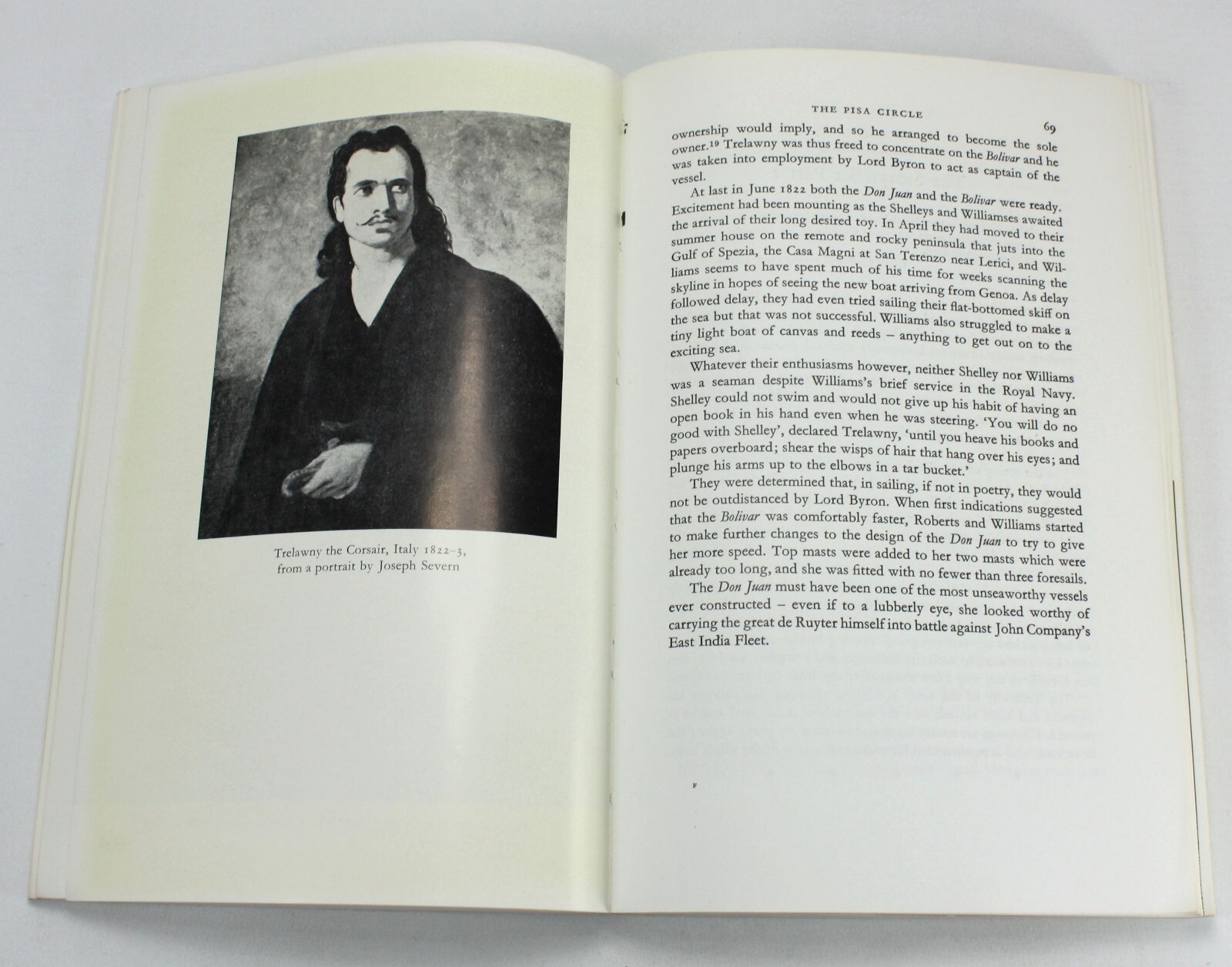 Trelawny; The Incurable Romancer, William St Clair. Author’s signed proof copy