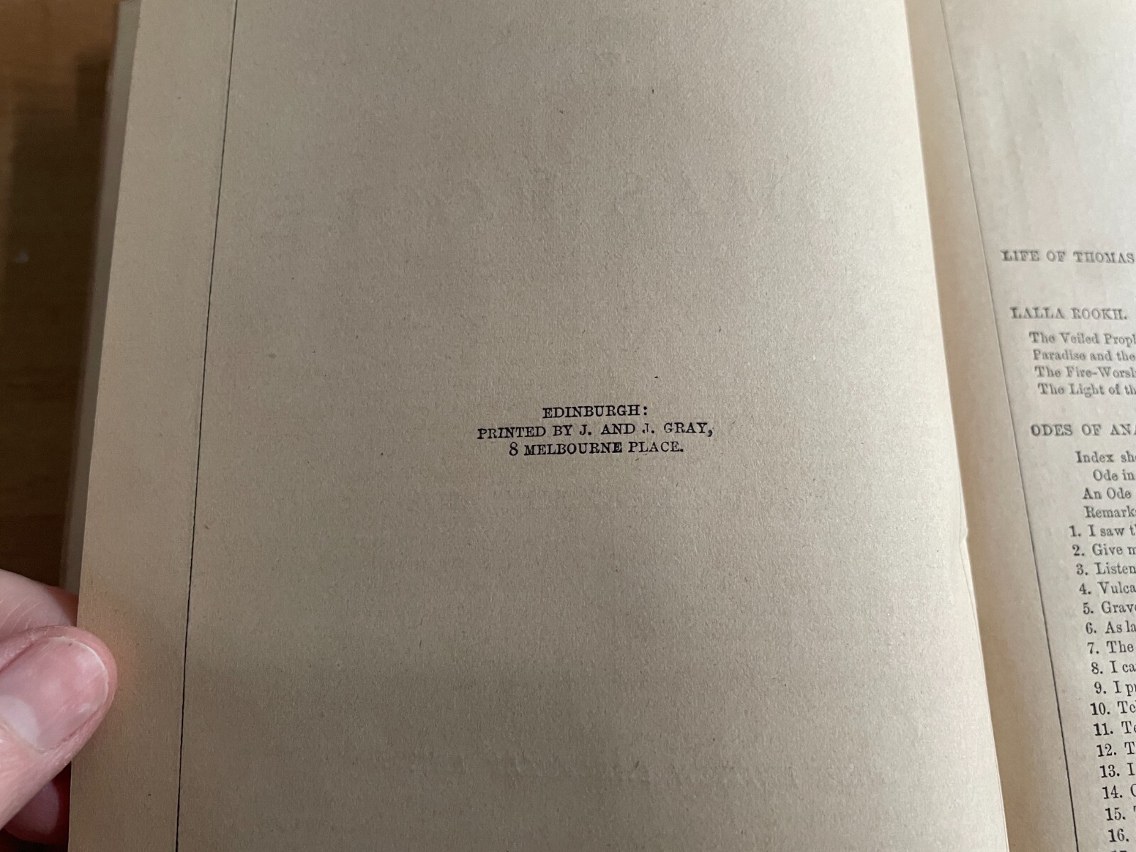 The Poetical Works of Thomas Moore -1875 William P Nimmo Edinburgh