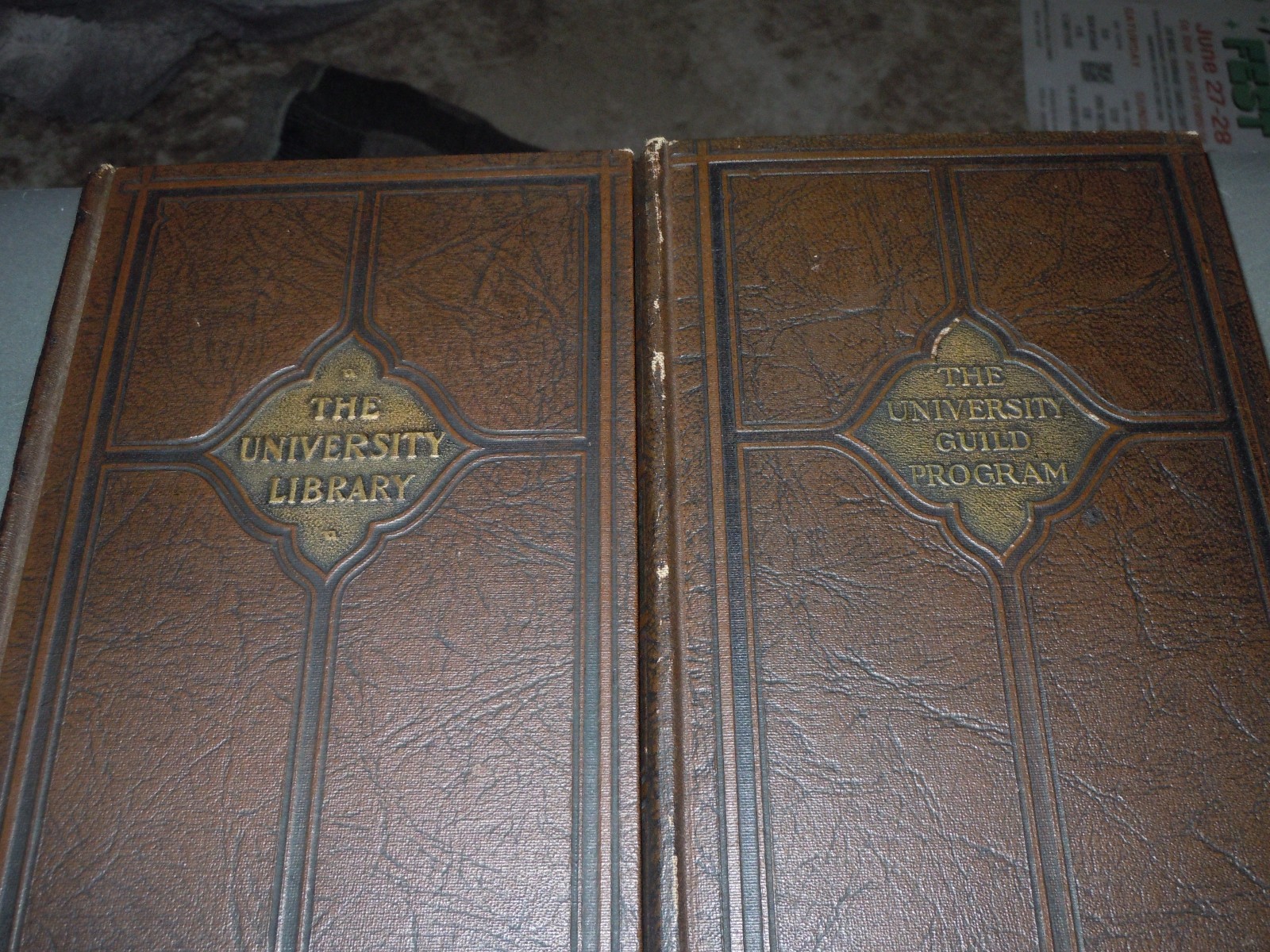 The University Library Volume XV & Guild Chapter Assignments HC Books 1931