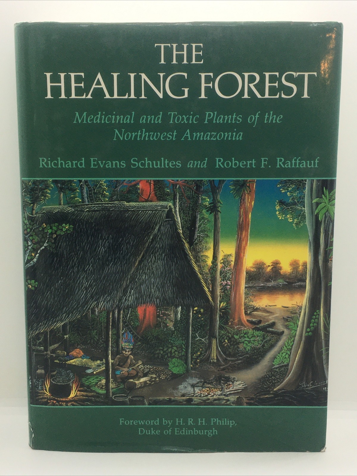 Rare Richard Evans Schultes SIGNED The Healing Forest Medicinal And Toxic Plants