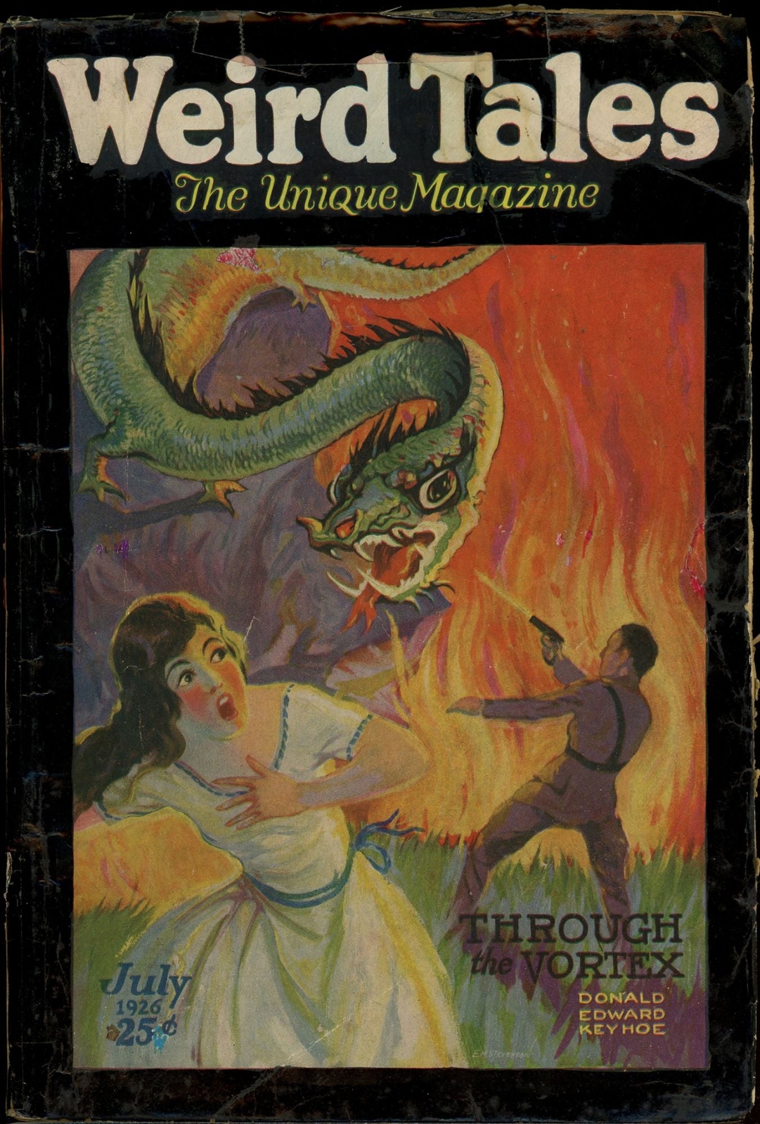 WEIRD TALES July 1926 . Farnsworth Wright, No 1 Volume 8 / WEIRD TALES #27644