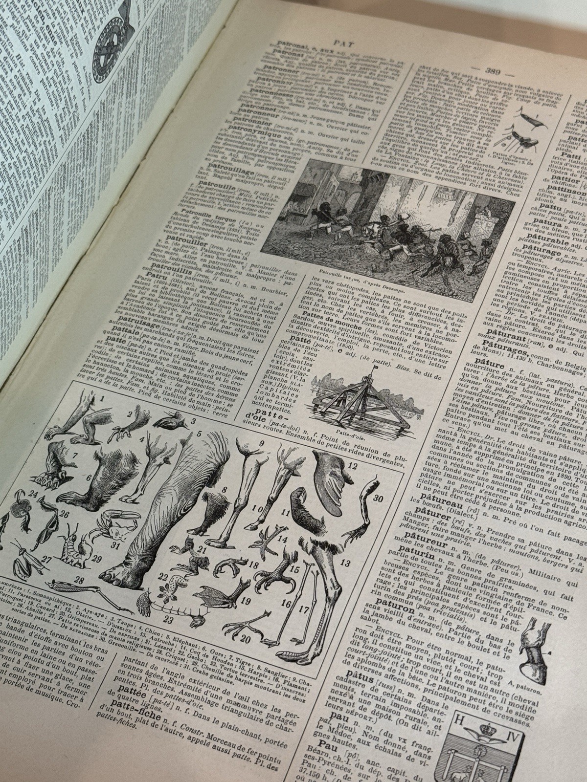LE LAROUSSE POUR TOUS dictionary circa 1910 Claude Augé Vol.2 (L-Z)