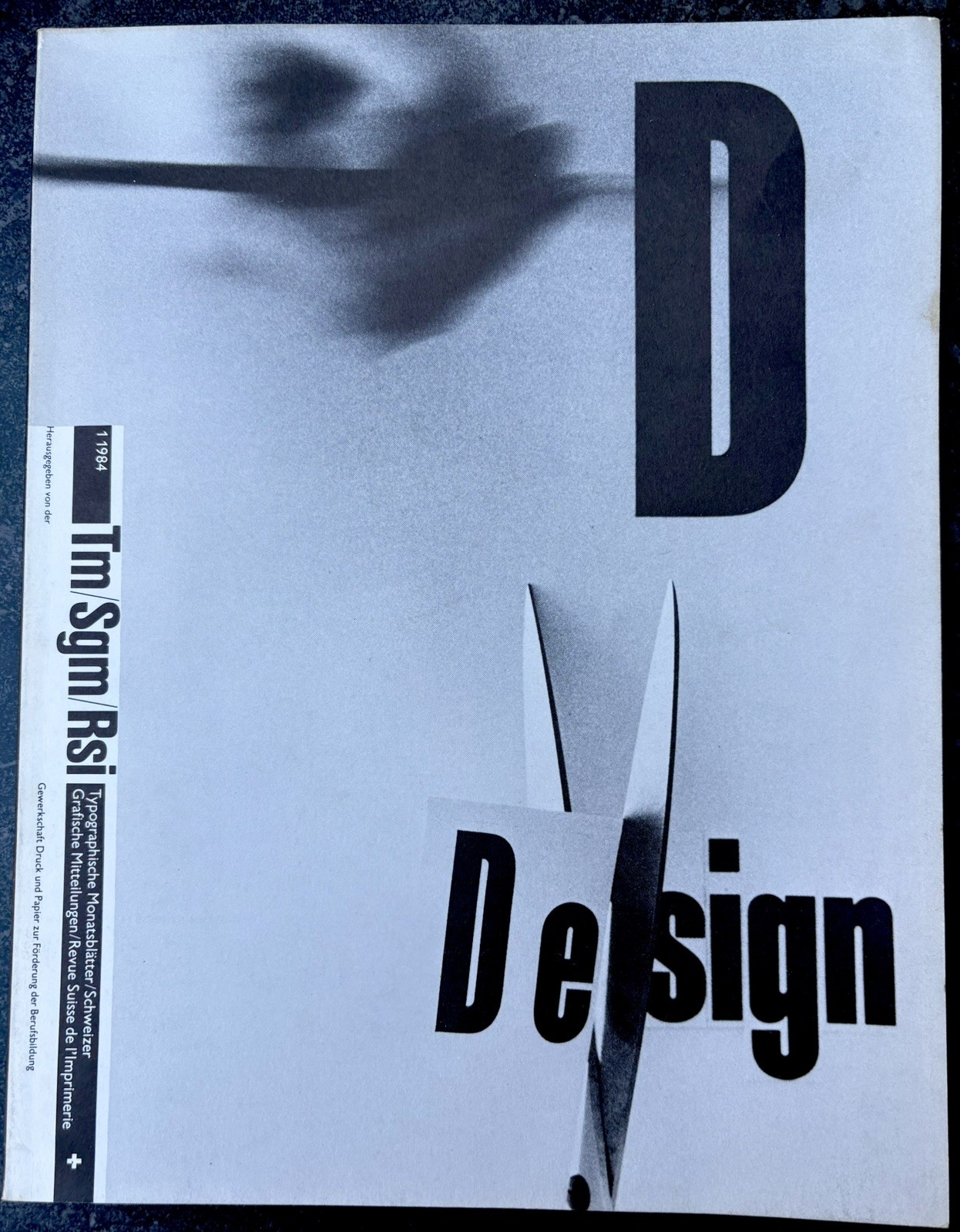Typografische Monatsblätter TM 1984 5 Issues Hans Rudolf Lutz Swiss Design