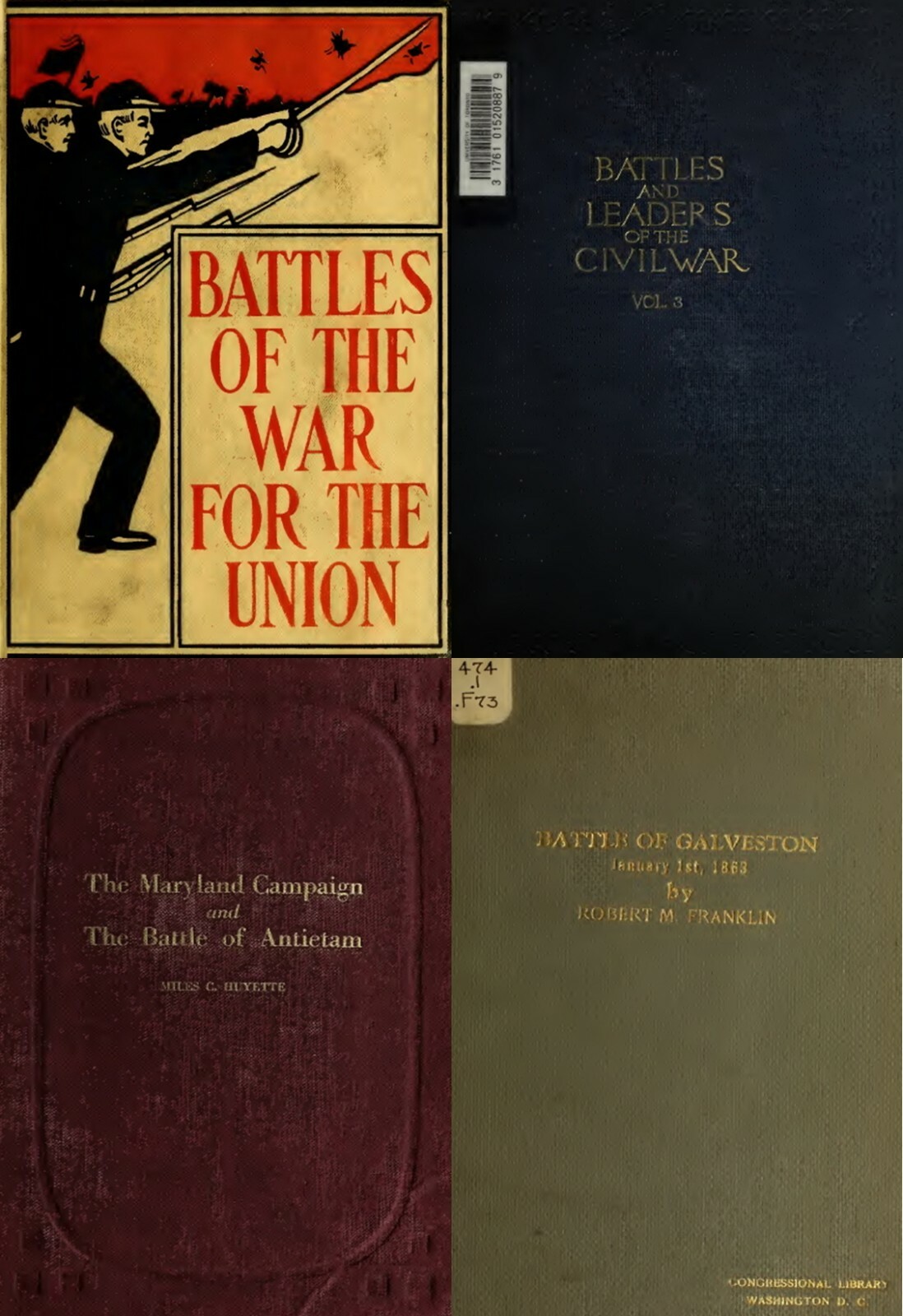 123 Old Rare Books on The Battles of The Civil War History Genealogy Vo.1 on USB
