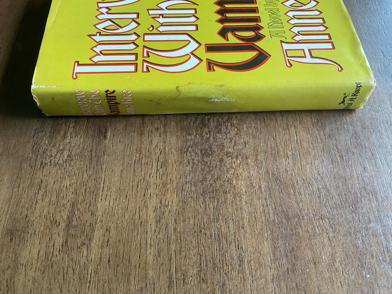 Interview With The Vampire Anne Rice HC/DJ 1976 Book Club Edition