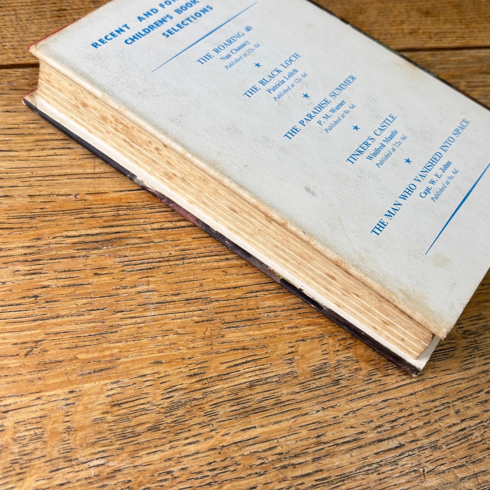 Vintage Biggles Takes It Rough Book Captain WE Johns Hardback 1963 1st Edition