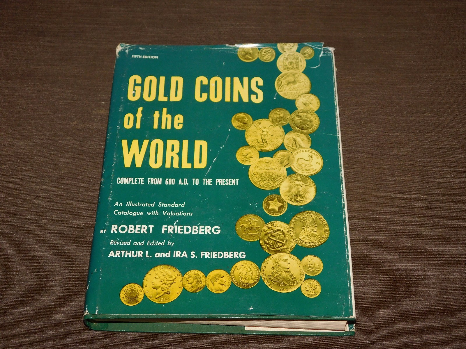 VINTAGE 1980 FRIEDBERG GOLD COINS OF THE WORLD BOOK 5th EDITION