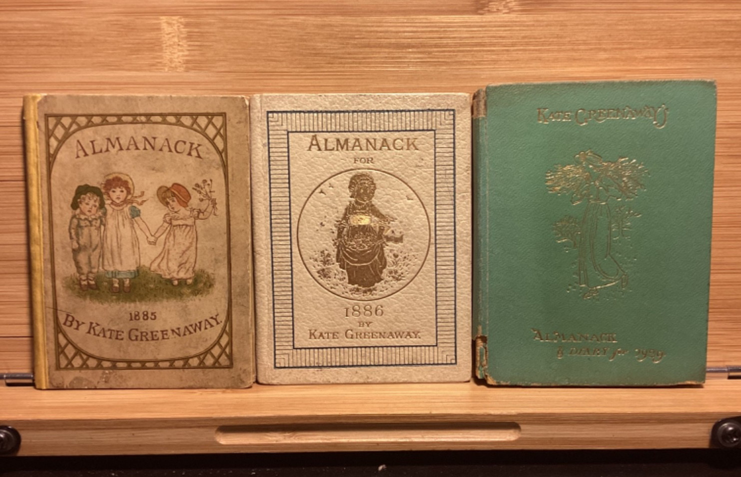 Kate Greenaway Almanacks For 1885, 1886, & 1929 – See Below RARE Almanac