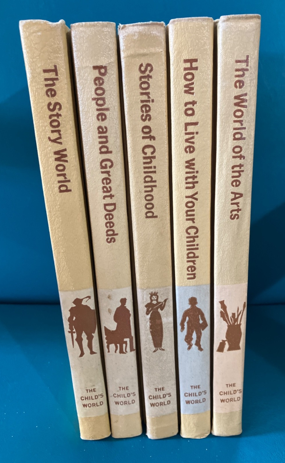Vintage lot of 5 The Child’s World Books 1962