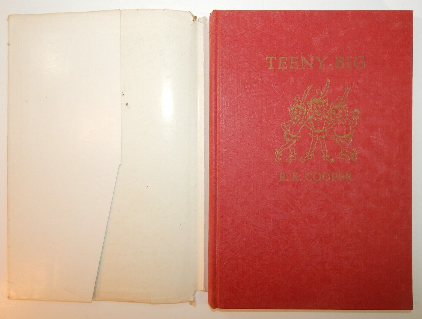 Teeny-Big by R.K. Cooper 1953 Vintage Sally & Christmas Elves Illus. HC/DJ