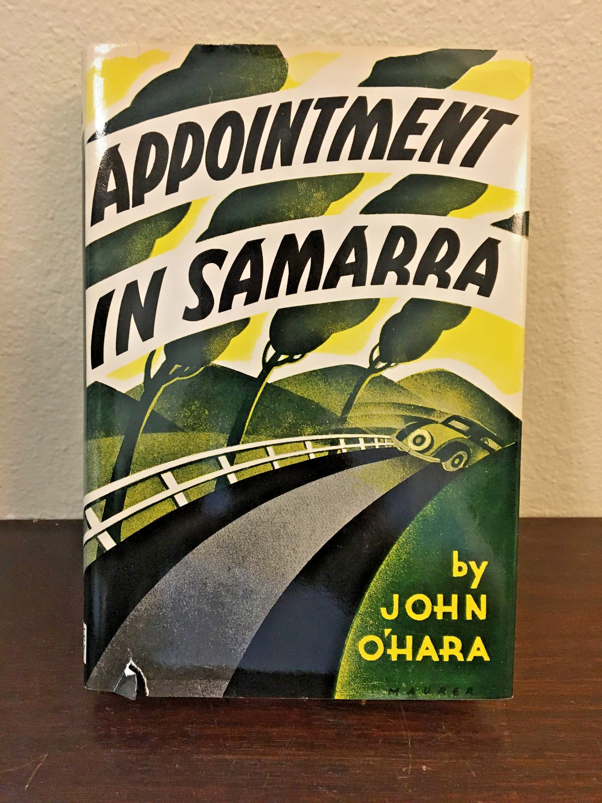 Appointment in Samarra John O’Hara, HC/DJ Book Harcourt Brace Club w Insert 1988