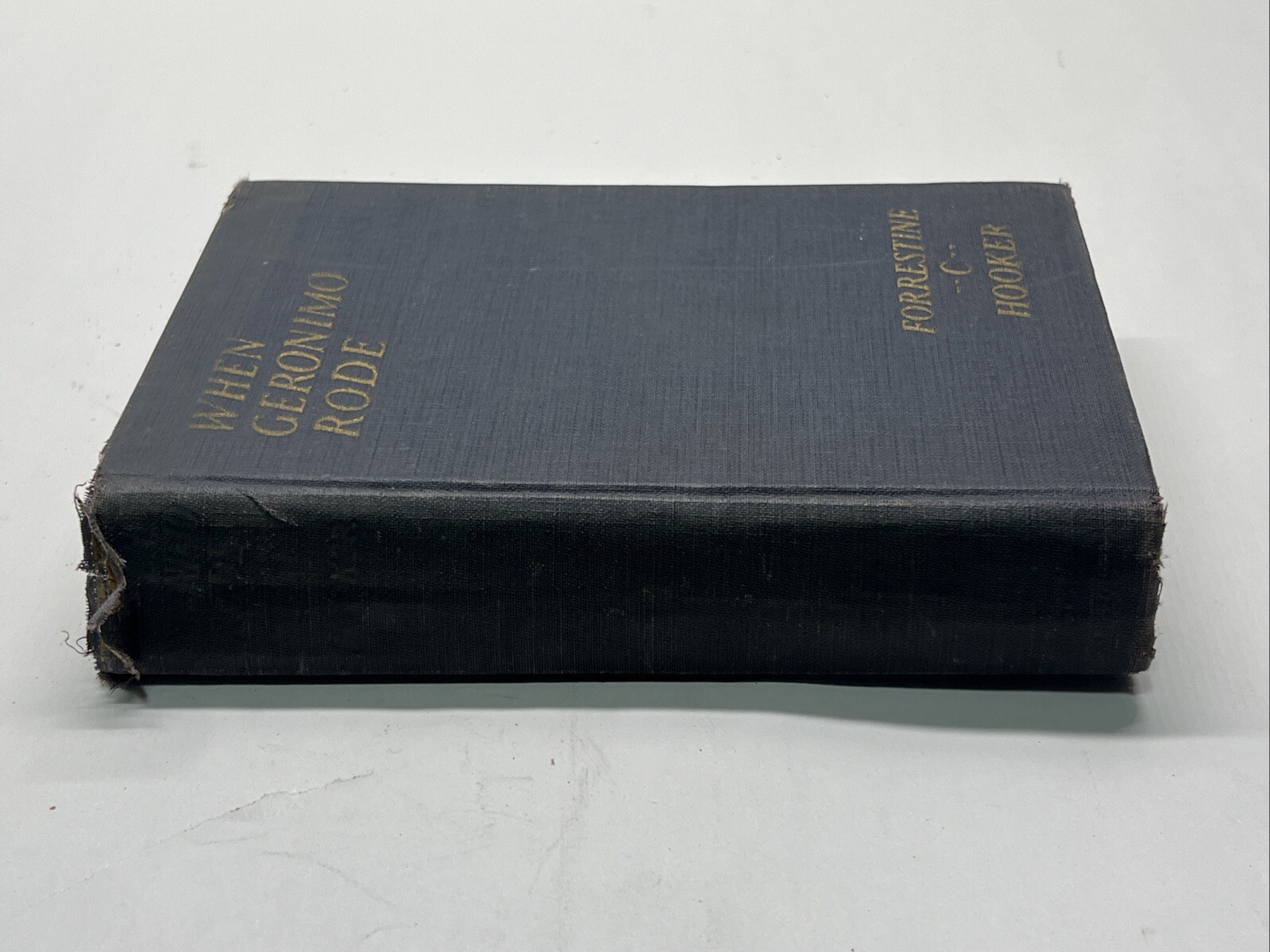 When Geronimo Rode by Forrestine C Hooker Book First Edition 1924