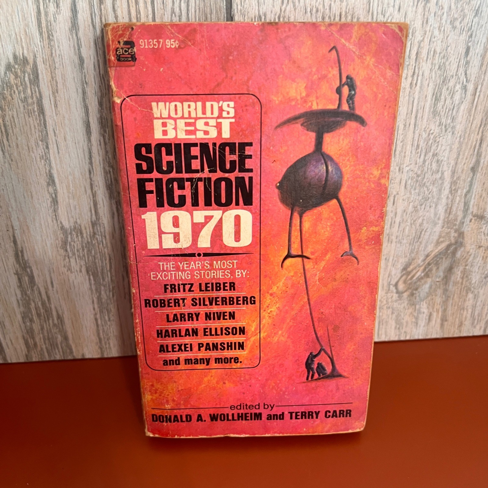 Worlds Best Science Fiction 1970 Ace Book Anthology Wollheim Carr Harlan Ellison