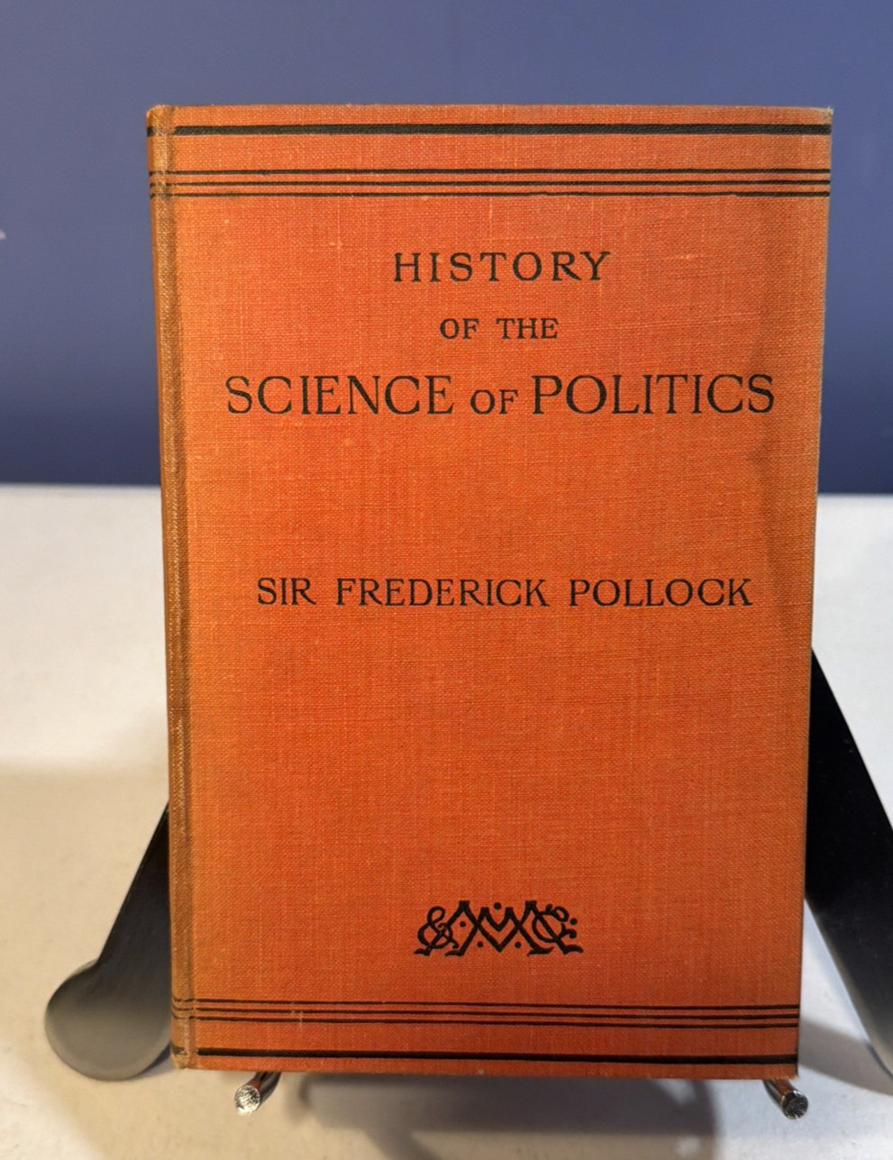 „The History of the Science of Politics“ – 1935 – Frederick Pollock- RARE