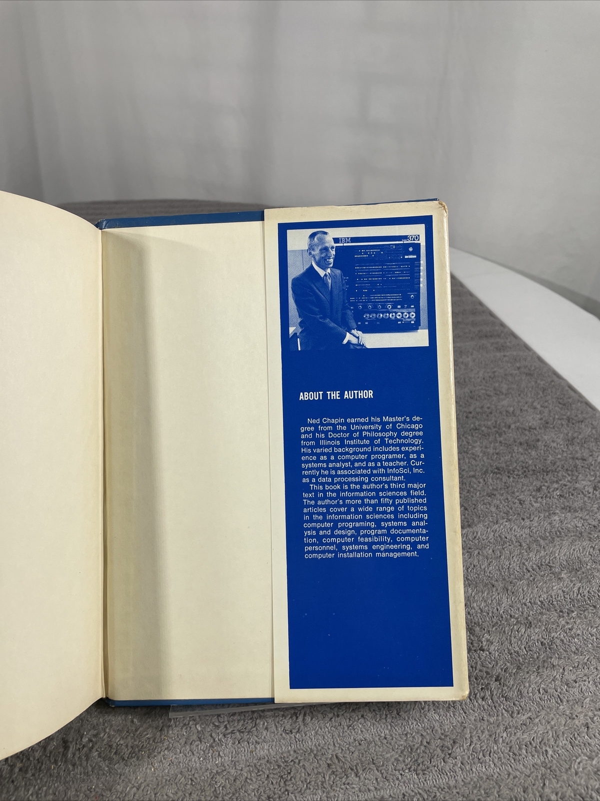 360/370 Programing In Assembly Language By Ned Chapin Hardcover Dust Jacket 1973