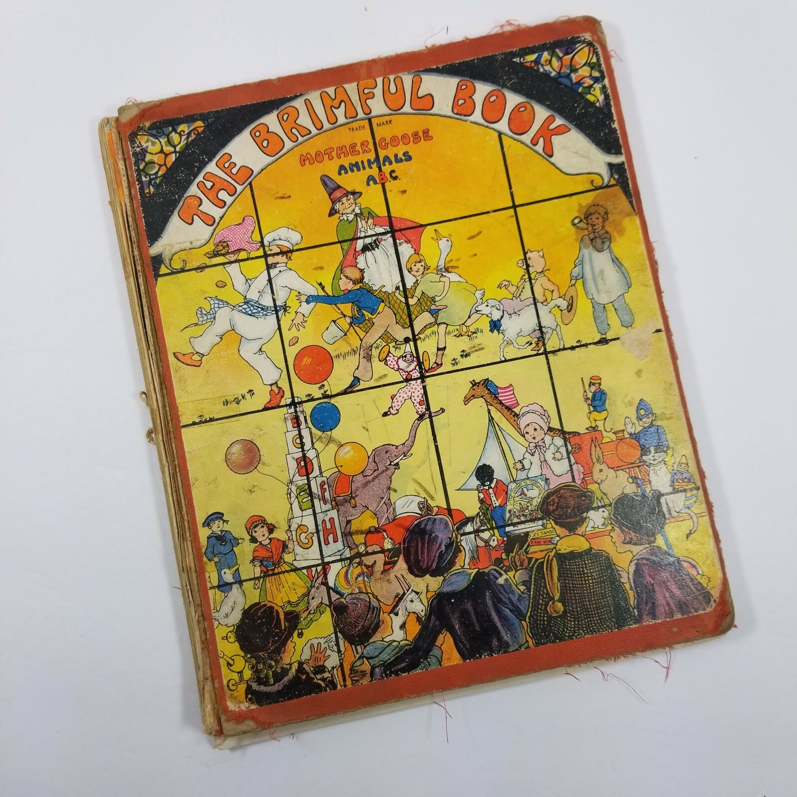 The Brimful Book Oversized Mother Goose Animals Color Illustrated FOR CRAFTING