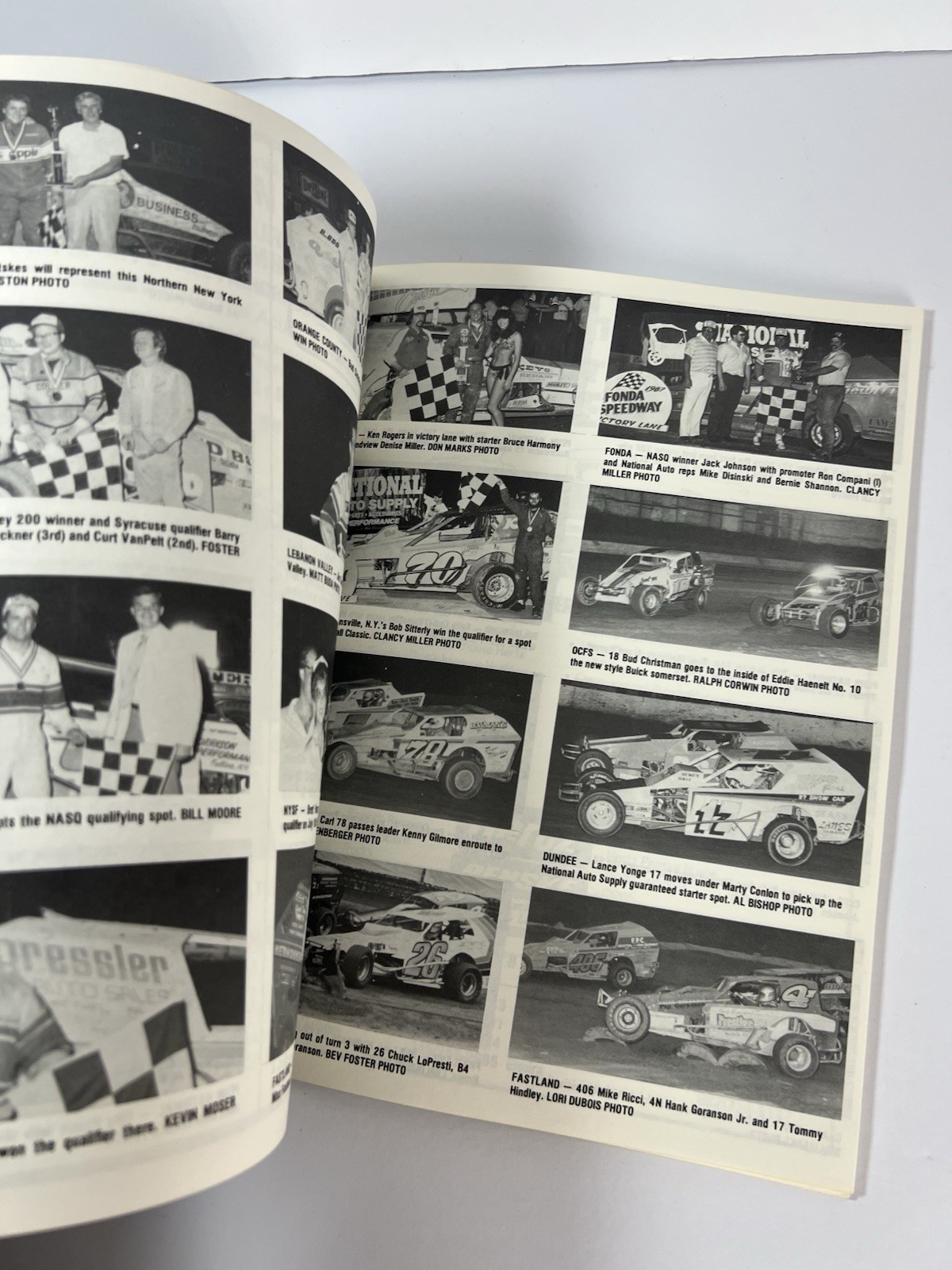 1987 Super Dirt Week Program Miller 300 Syracuse NY Fairgrounds Vintage