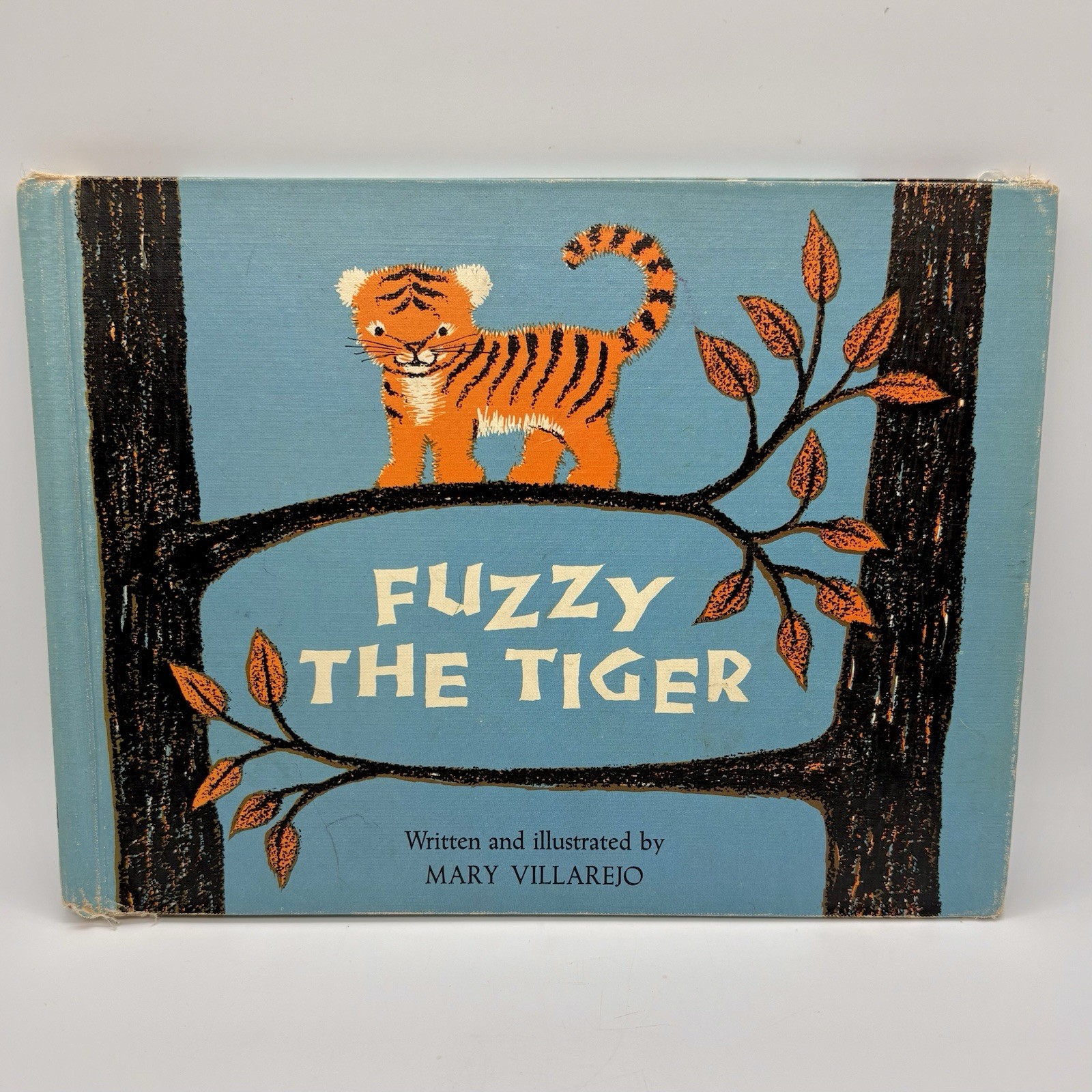 Vintage Rare 1962 Fuzzy The Tiger Book By Mary Villarejo Kid’s Hardcover