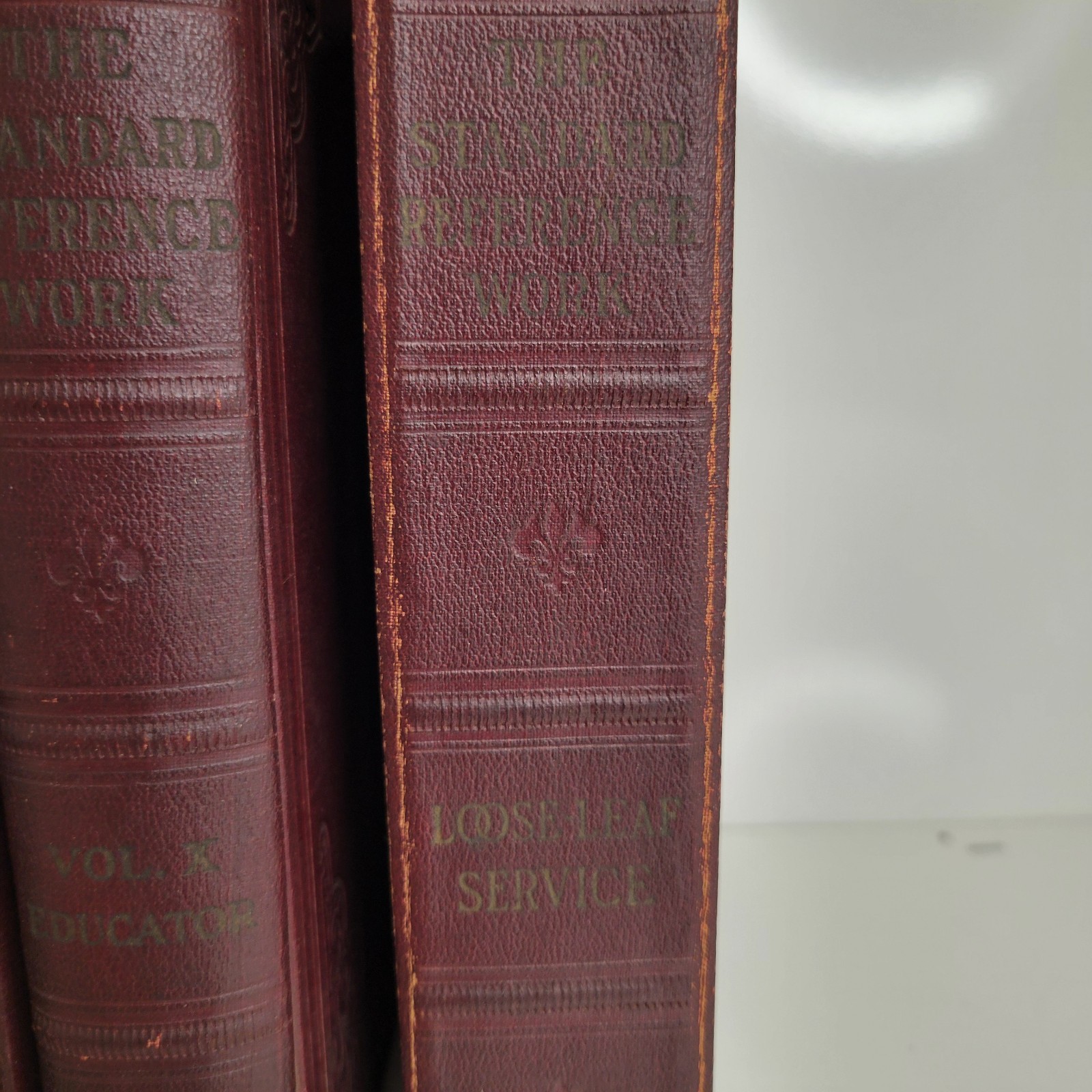 The Standard Reference Work Vol 1-10 + Loose Leaf Service 1923-24 Encyclopedia