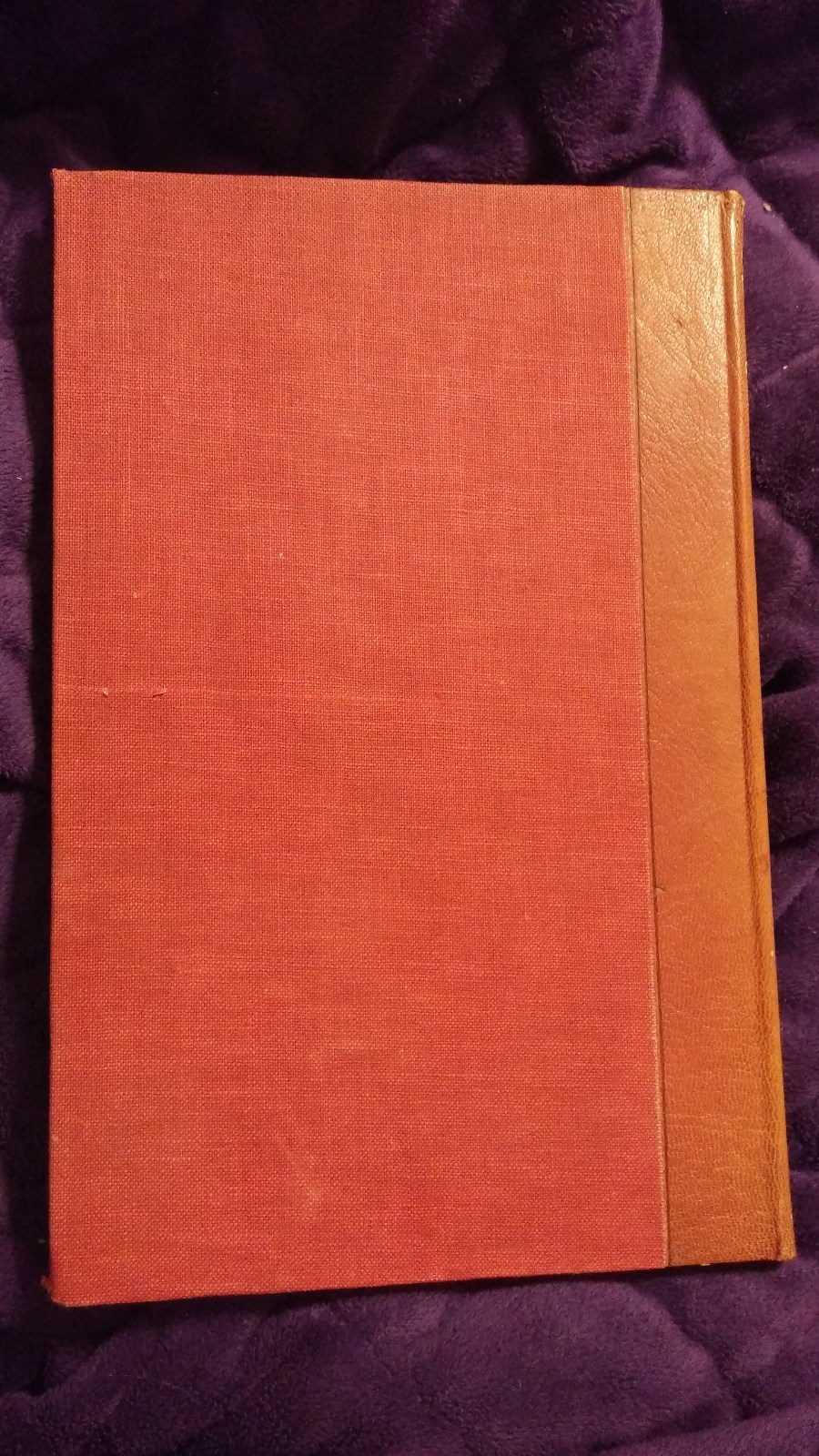 More Poems by A.E. Housman 1936 Quarter leather with linen First Edition 325/370