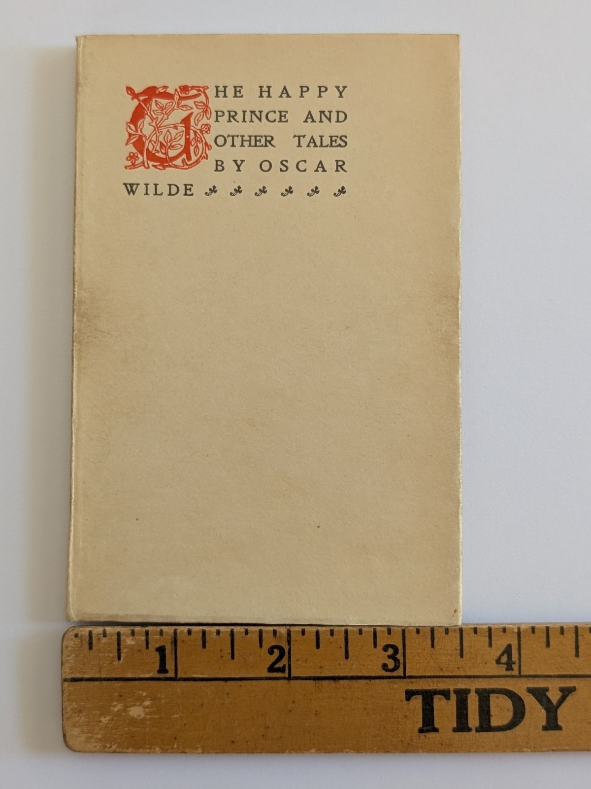 1906 Oscar Wilde Happy Prince Other Tales Thomas B Mosher Japan Vellum Slipcase