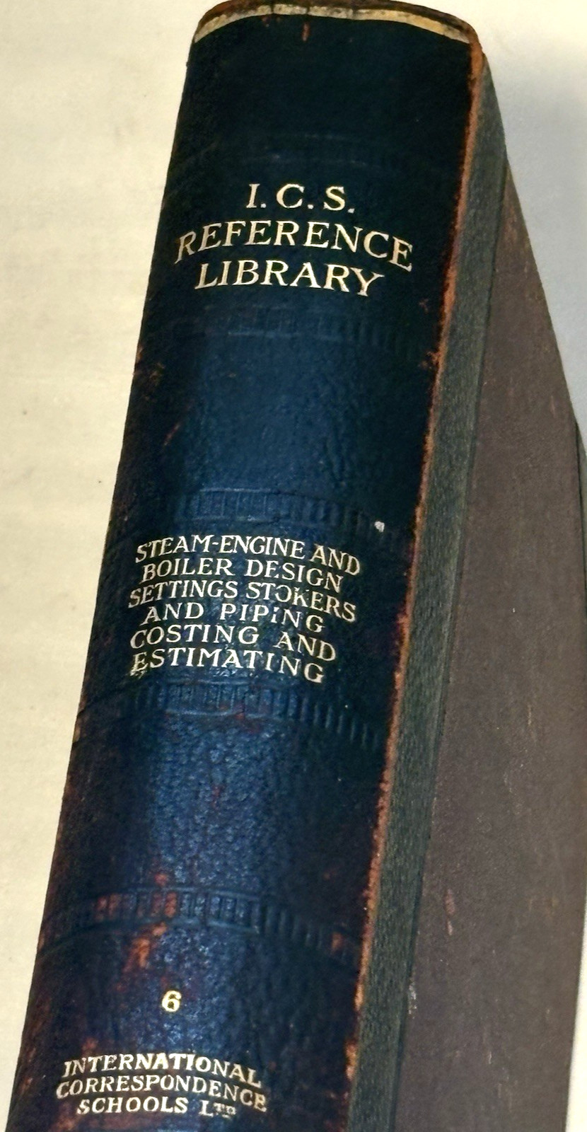 ICS Reference Library Vol 2 6 11 Steam Engine Boiler Antique Industrial