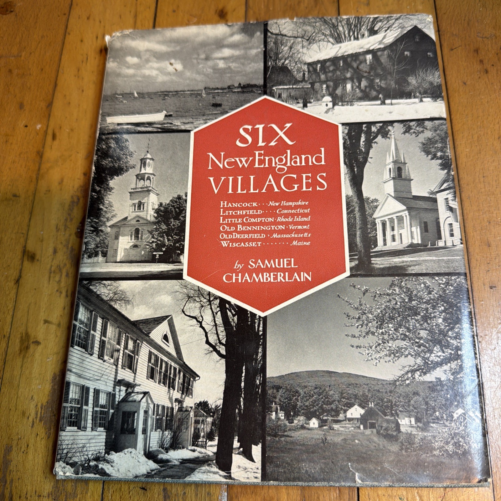 Six New England Villages Samuel Chamberlain 1948 Hastings House DJ Photos
