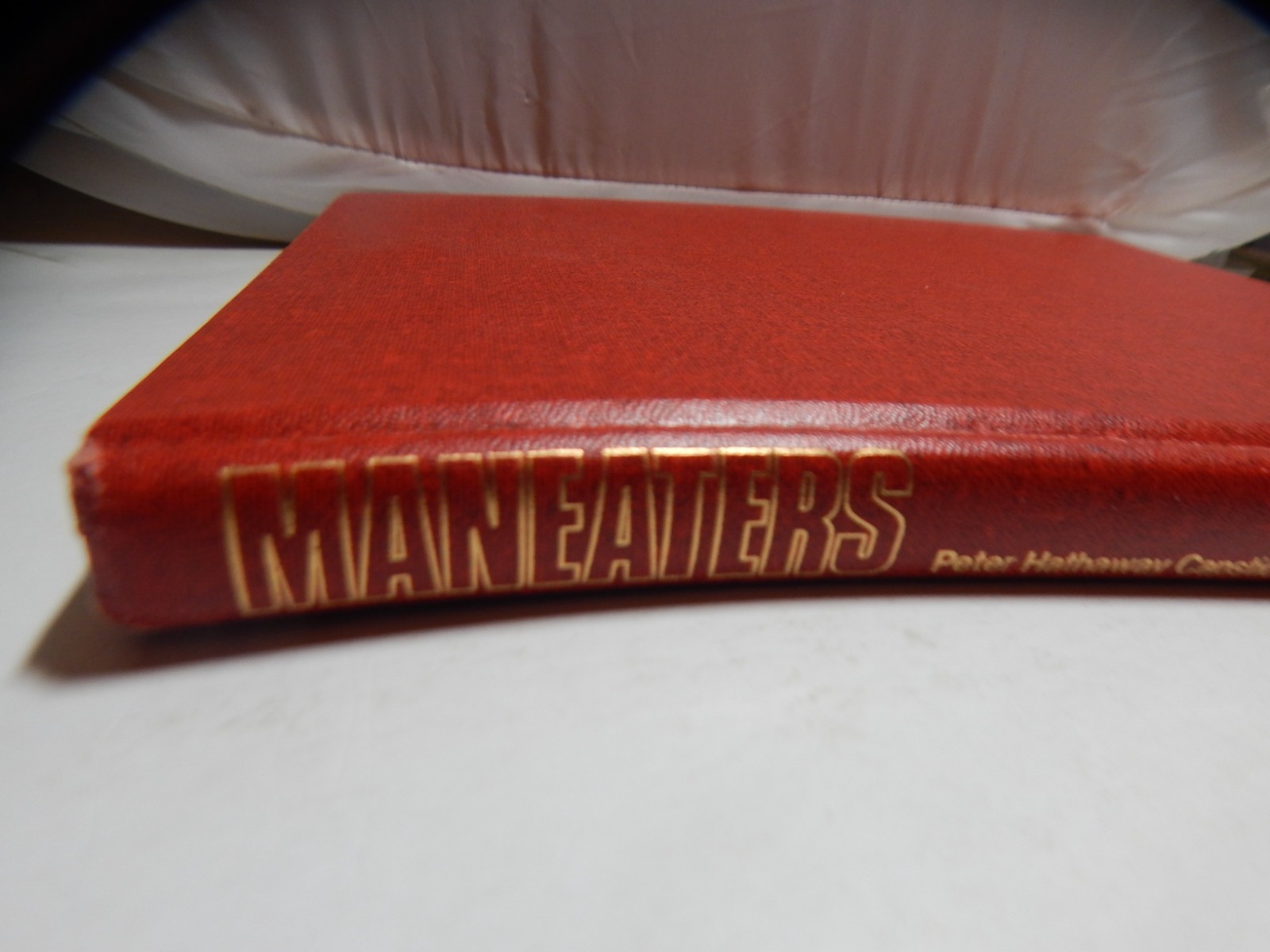 MANEATERS By Peter Capstick – 1981 Illustrated Hardcover SIGNED No Dust Jacket