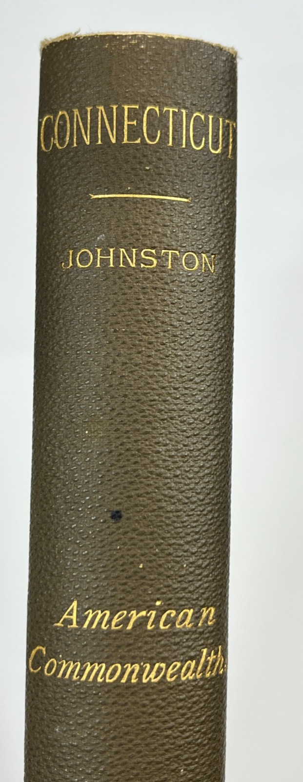 Connecticut Historical Antique History Book American Commonwealth 1888