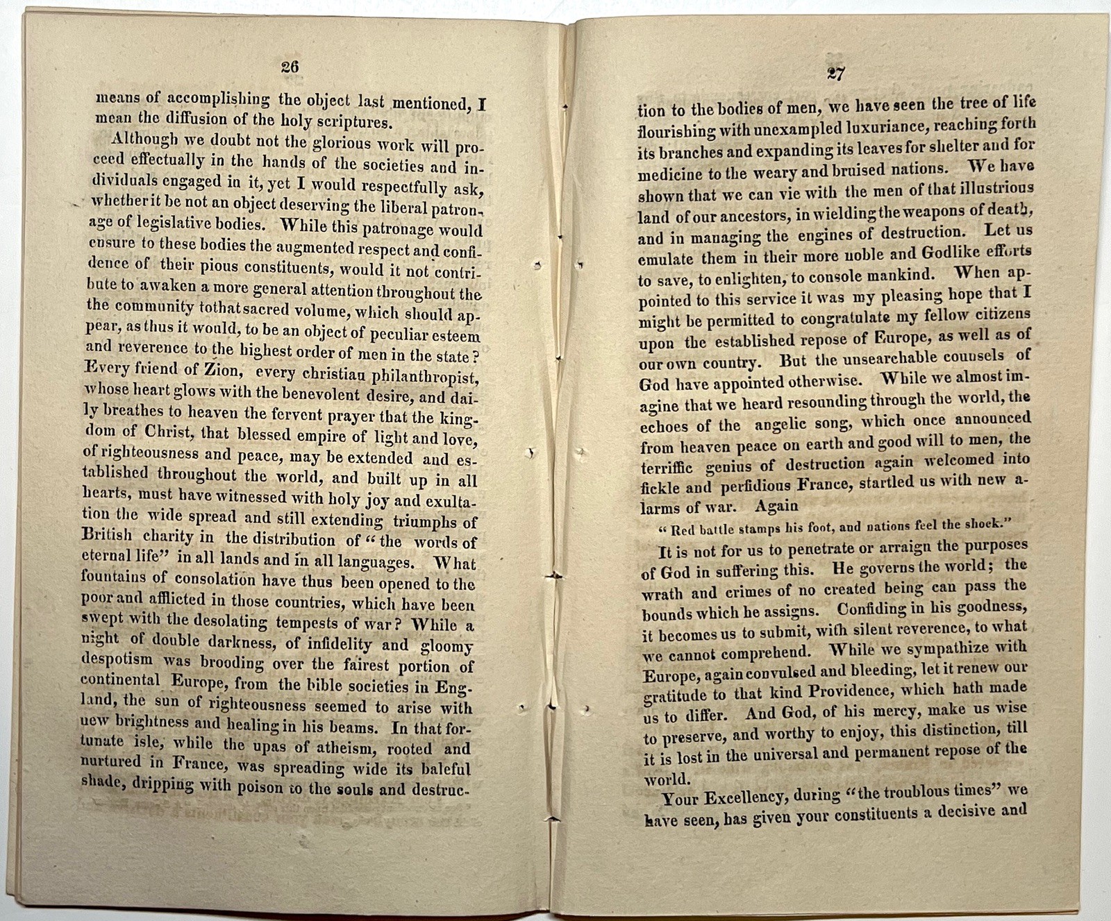 1815 MASSACHUSETTS ELECTION SERMON CALEB STRONG JAMES FLINT WAR DISCOURSE PEACE!