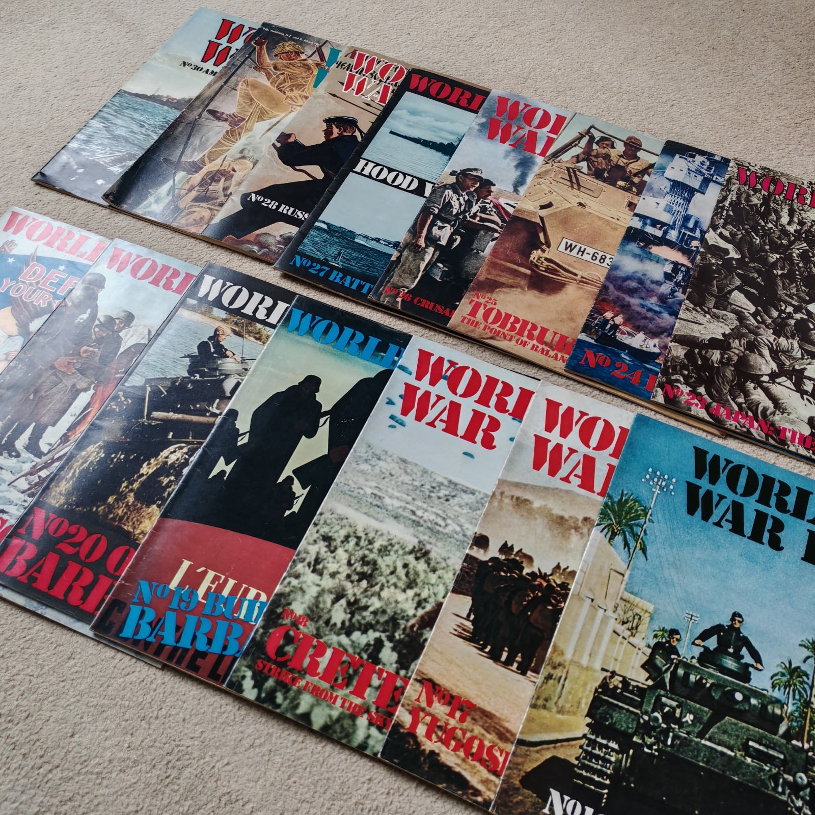 World War 2 Magazines Orbis Publishing Vol 2 (Parts 16 to 30) WW2 ll Eddie Bauer