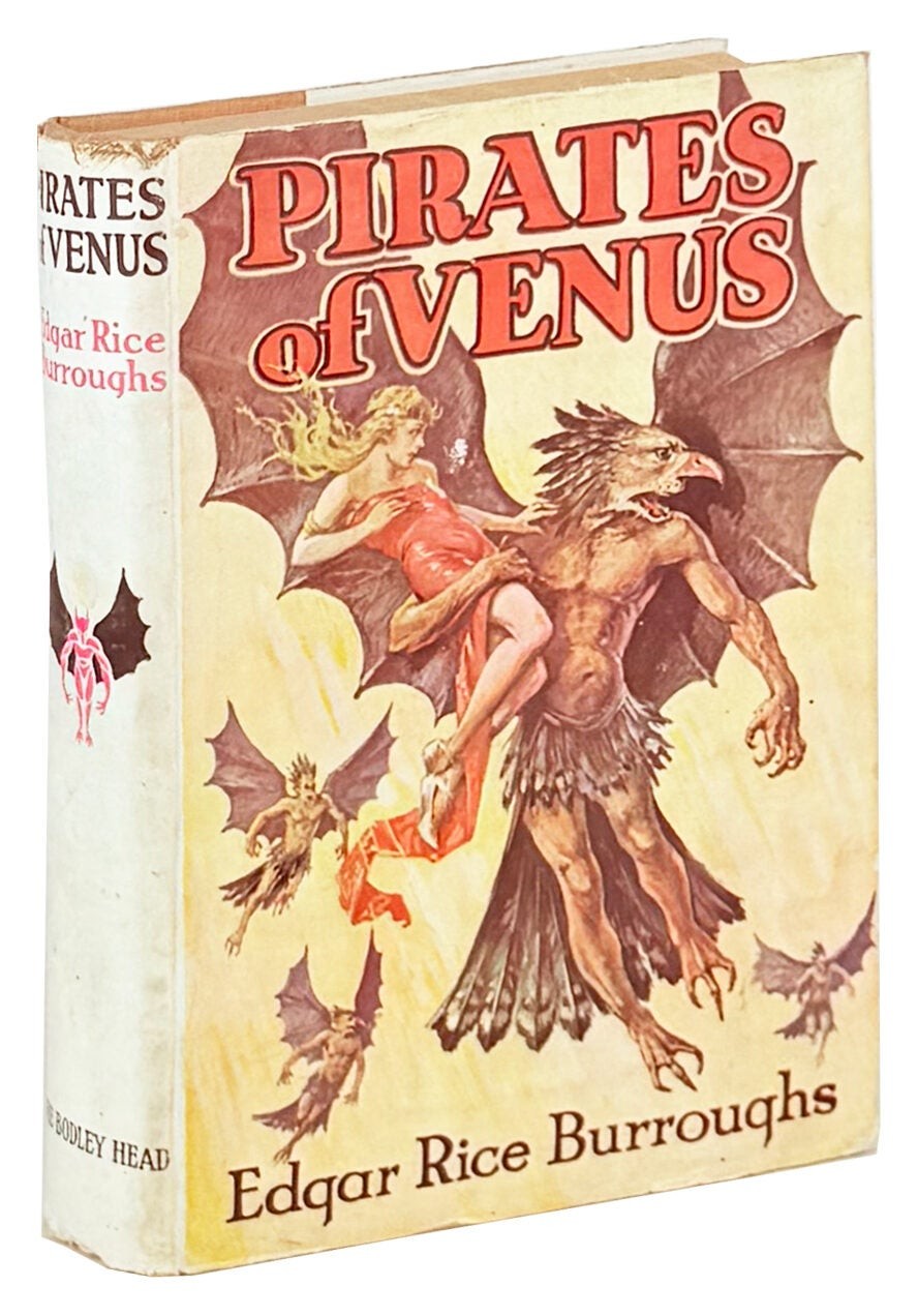 Edgar Rice Burroughs / Pirates of Venus / First UK Ed in later issue DJ 1935