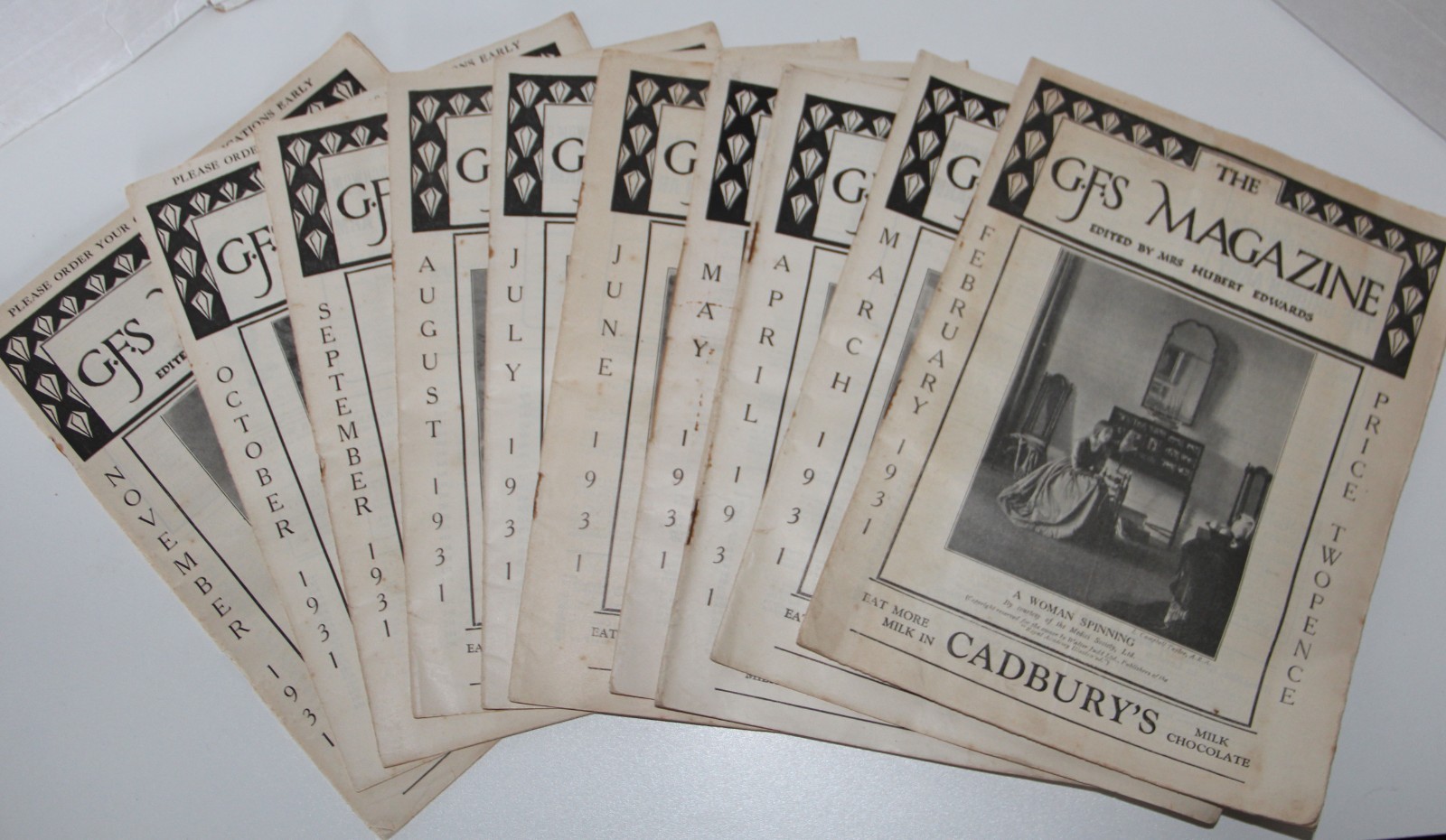 GFS Girls Friendly Society Magazines 1931