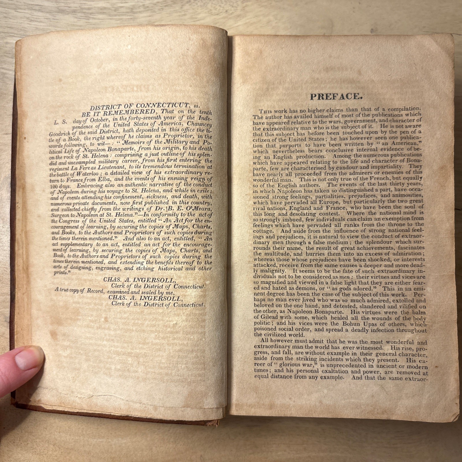 MEMOIRS OF THE MILITARY AND POLITICAL LIFE OF NAPOLEON 1822